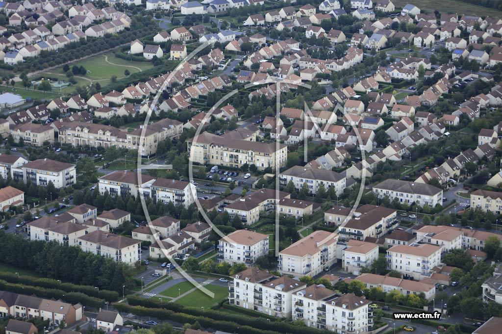 Photo arienne de Moissy-Cramayel (le Jatteau)