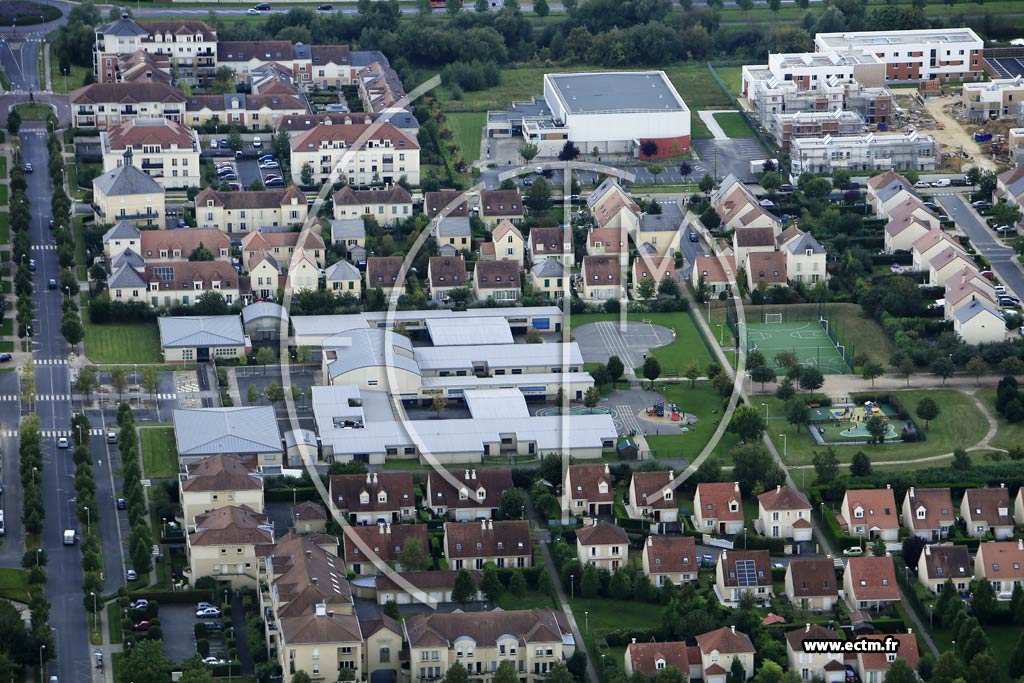 Photo arienne de Moissy-Cramayel (le Jatteau)
