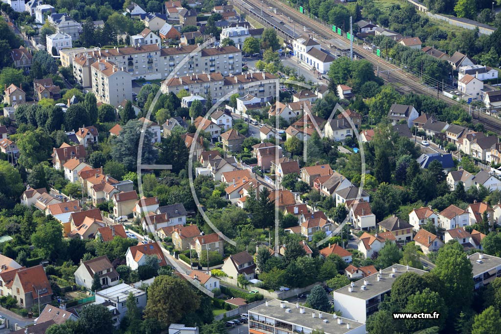 Photo arienne de Montgeron (Chalandray)