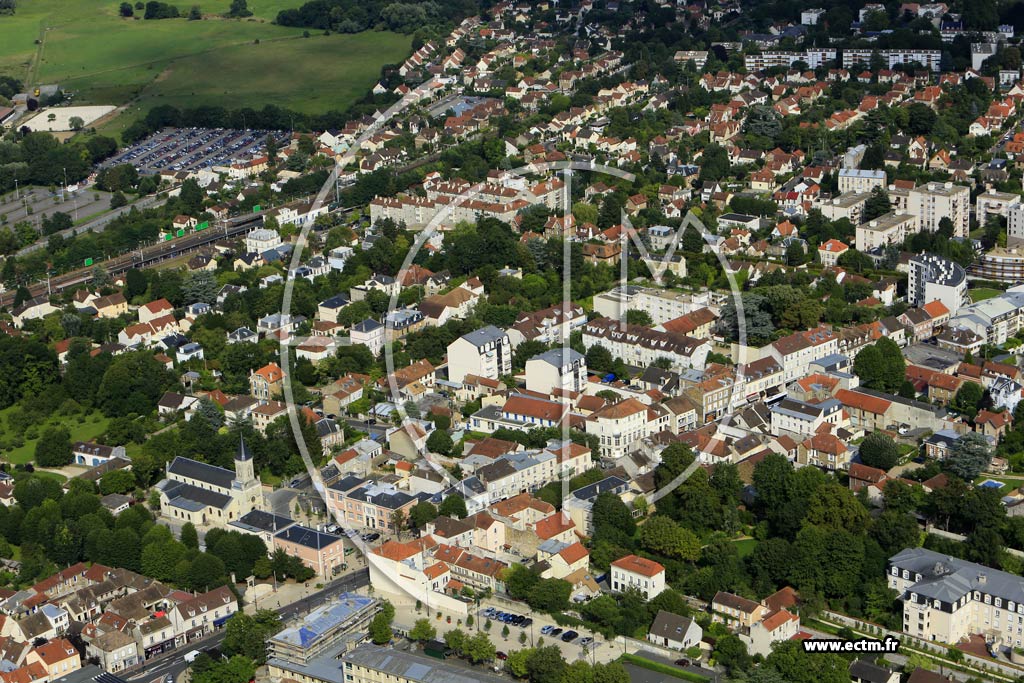 Photo arienne de Montgeron (Quartier de Rottembourg)