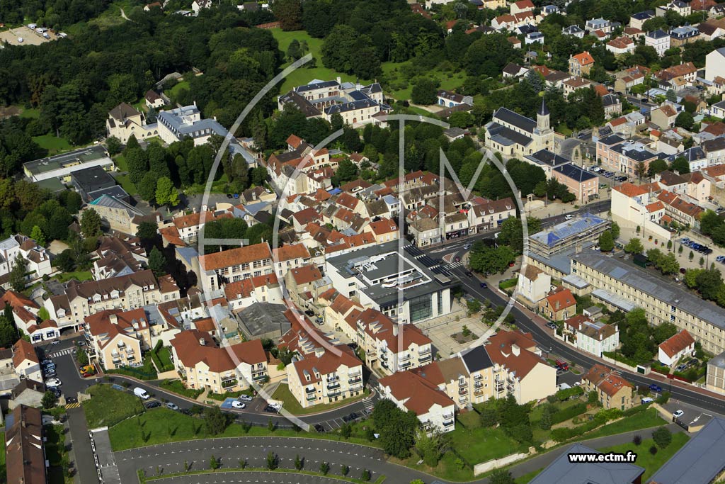 Photo arienne de Montgeron (Quartier de Rottembourg)