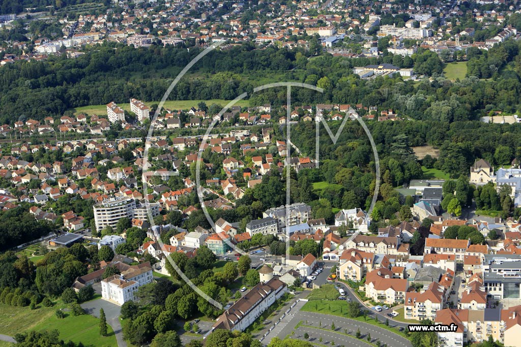 Photo arienne de Montgeron (Quartier de Rottembourg)