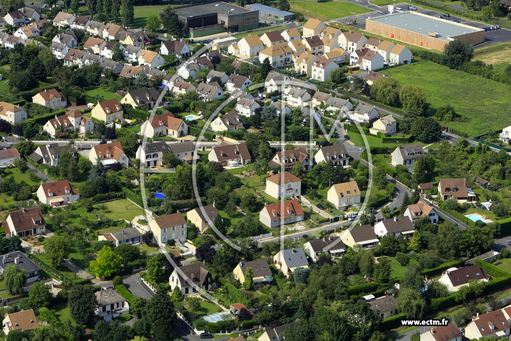 Photo arienne de Prigny (la Champagne)