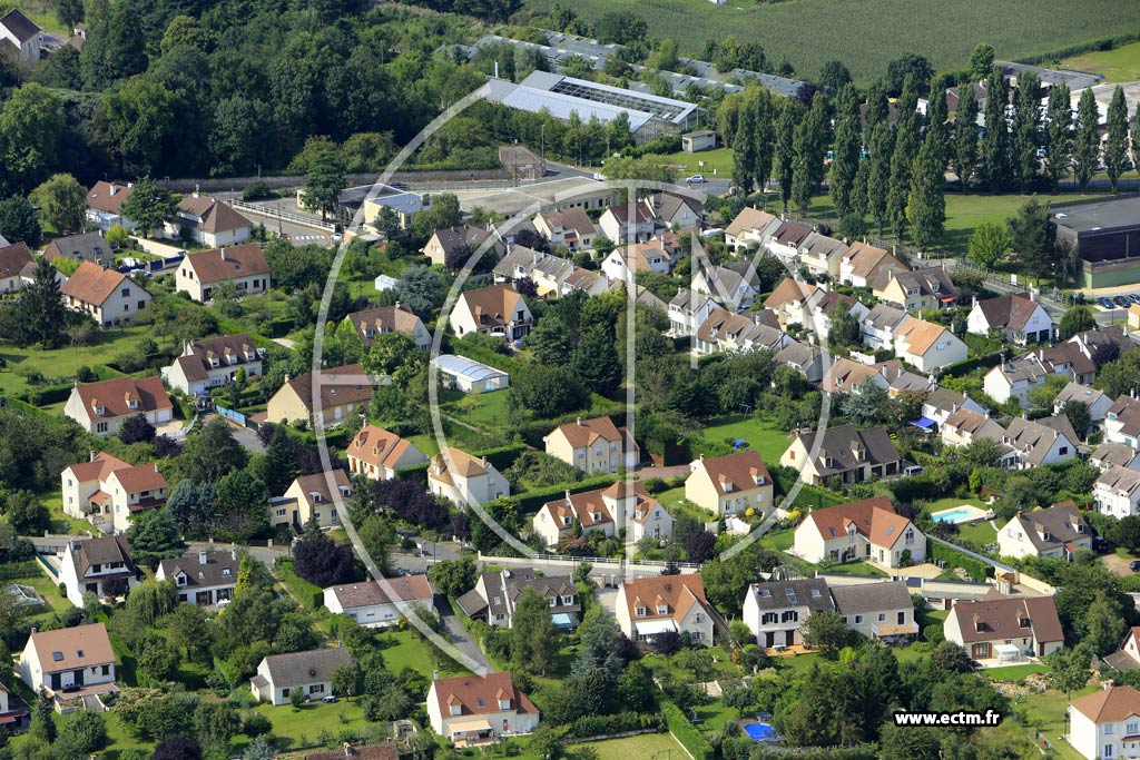 Photo arienne de Prigny (la Champagne)