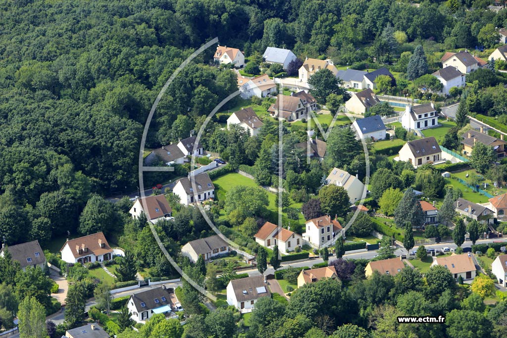 Photo arienne de Varennes-Jarcy (le Moulin de Varennes)