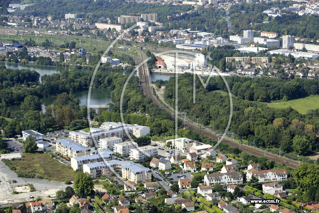 Photo arienne de Vigneux-sur-Seine (la Croix Blanche)