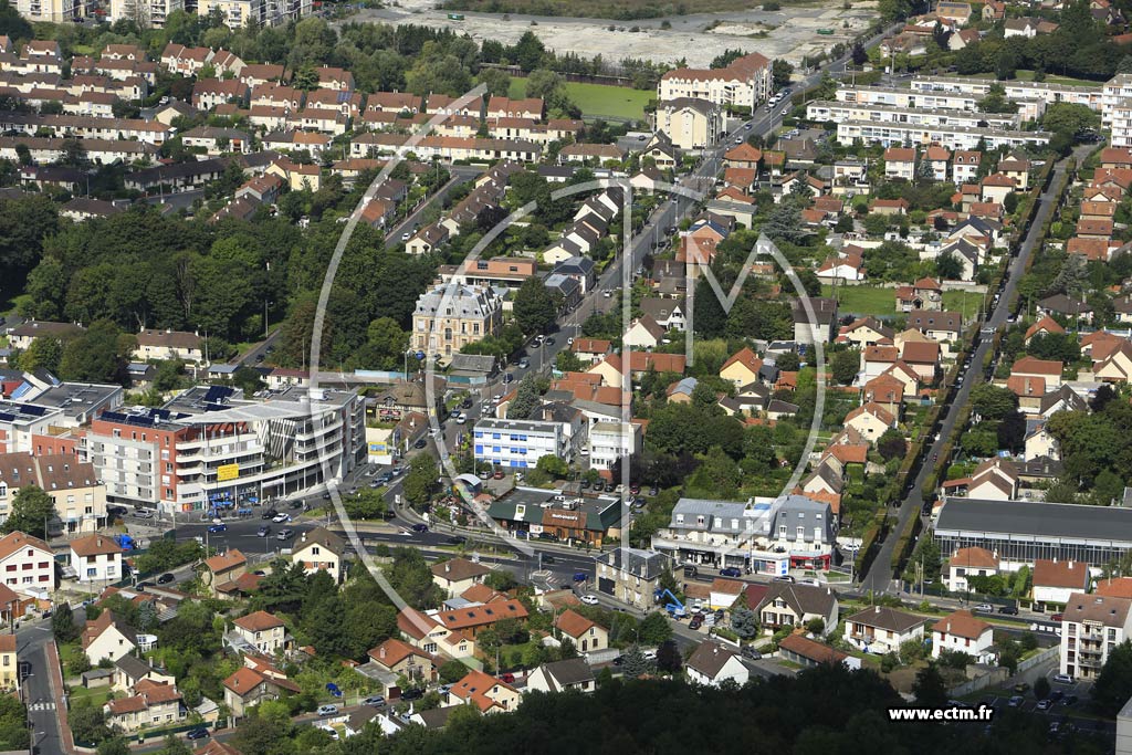 Photo arienne de Vigneux-sur-Seine (le Parc du Chteau)