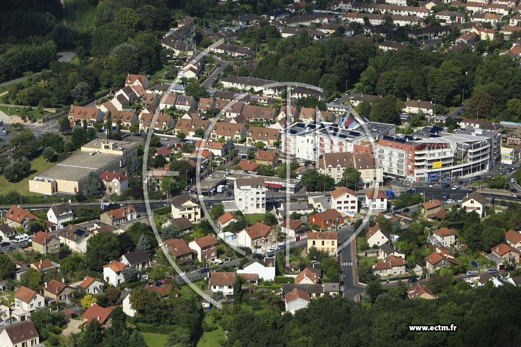 Photo arienne de Vigneux-sur-Seine (le Parc du Chteau)