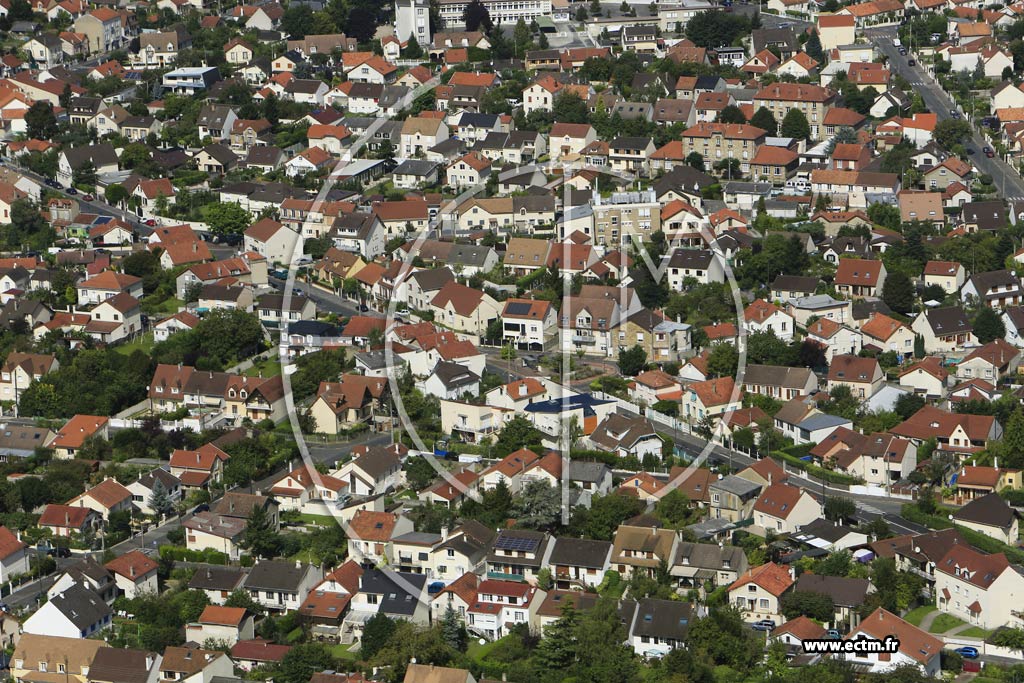 Photo arienne de Vigneux-sur-Seine (les Castors)