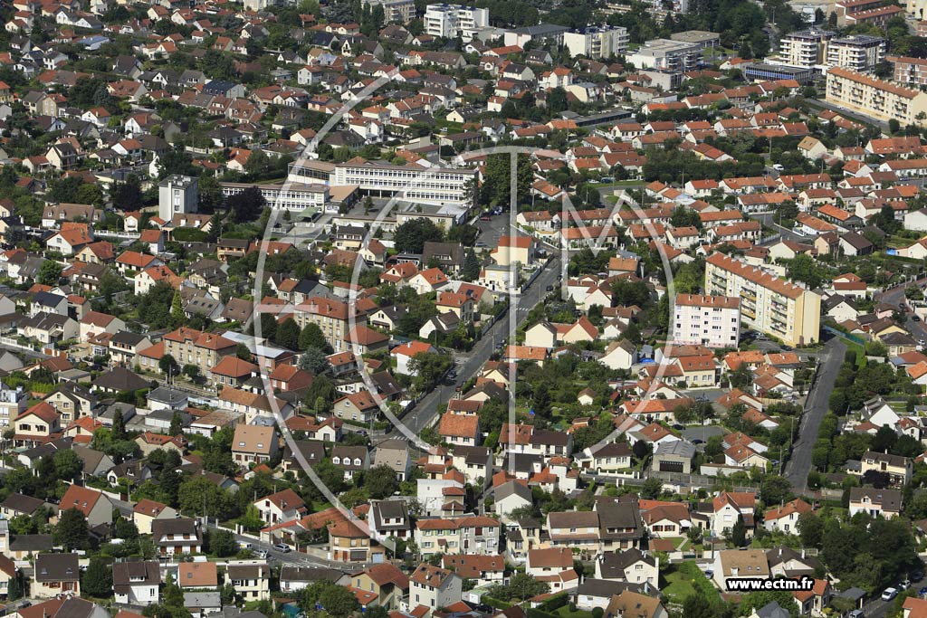Photo arienne de Vigneux-sur-Seine (les Castors)