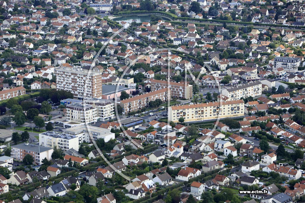 Photo arienne de Vigneux-sur-Seine (les Castors)