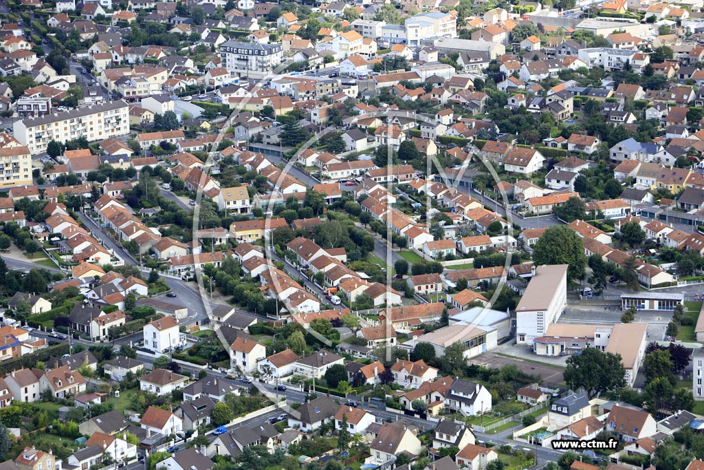 Photo arienne de Vigneux-sur-Seine (les Castors)