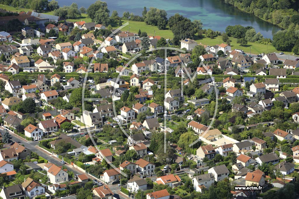 Photo arienne de Vigneux-sur-Seine (Quartier du Lac du Chteau Fraye)