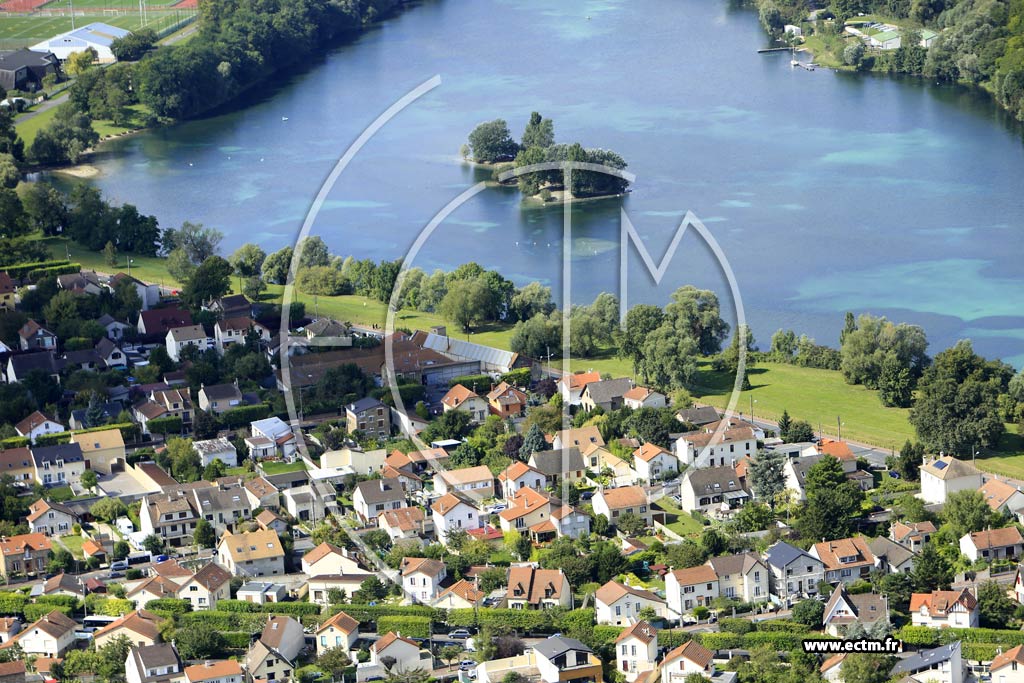 Photo arienne de Vigneux-sur-Seine (Quartier du Lac du Chteau Fraye)