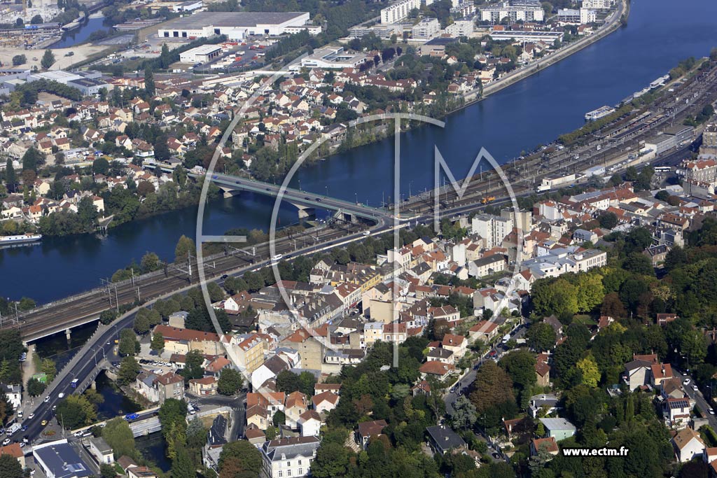 Photo arienne de Villeneuve-Saint-Georges (Bel-Air)