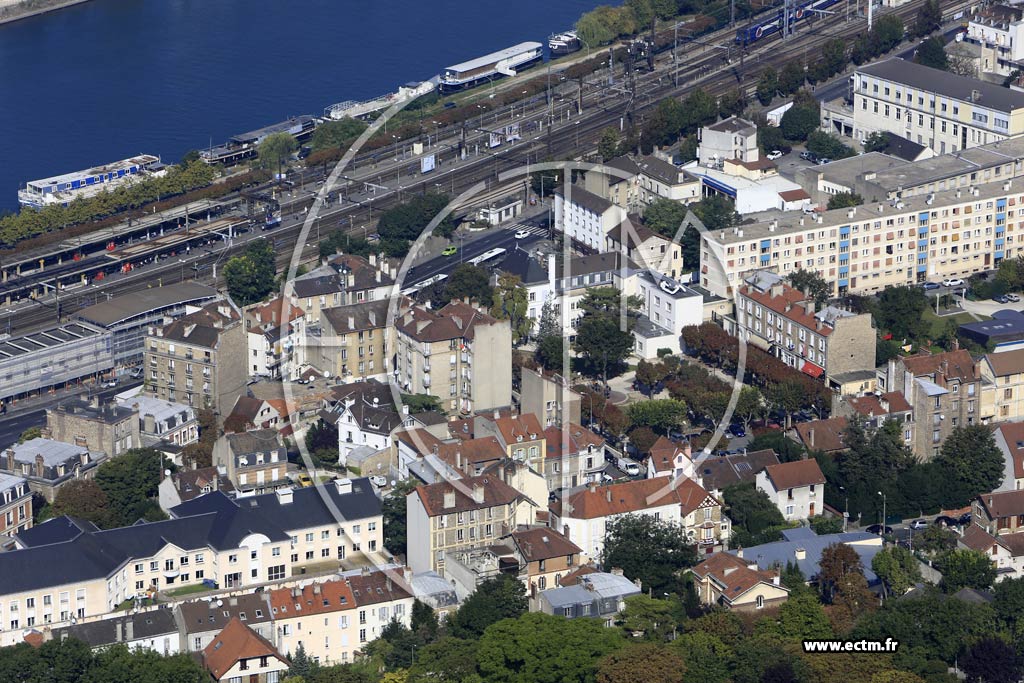 Photo arienne de Villeneuve-Saint-Georges (Centre)