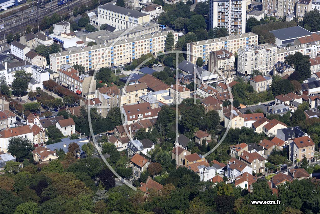 Photo arienne de Villeneuve-Saint-Georges (Centre)