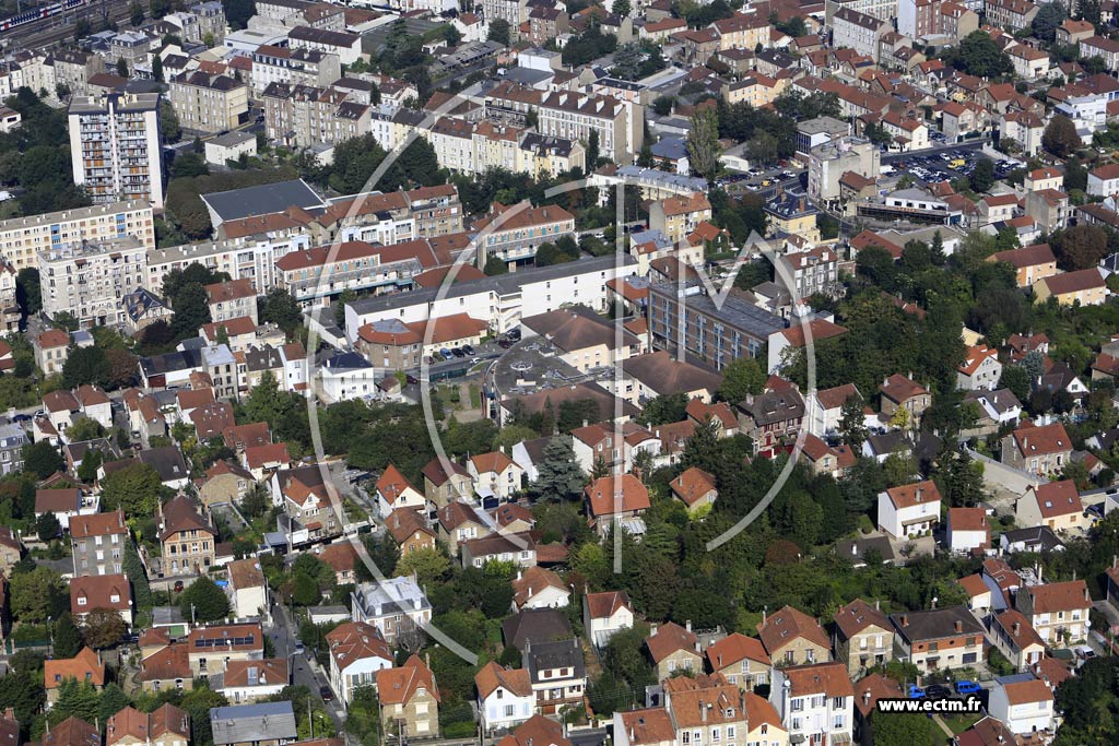 Photo arienne de Villeneuve-Saint-Georges (Centre)