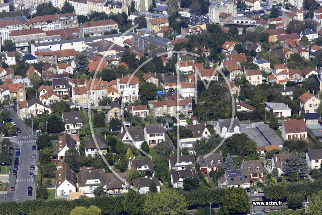 Photo arienne de Villeneuve-Saint-Georges (Centre)