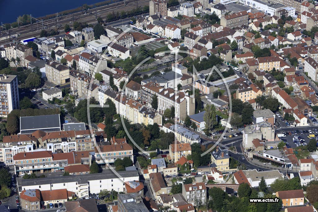 Photo arienne de Villeneuve-Saint-Georges (Centre)