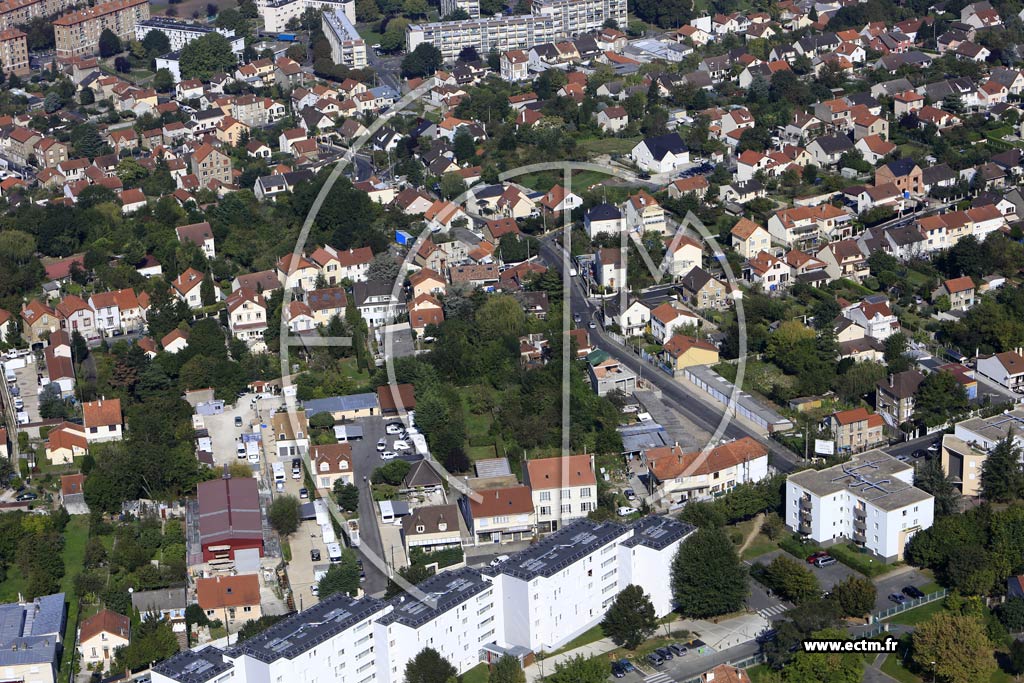 Photo arienne de Villeneuve-Saint-Georges (le Haut de Villeneuve)