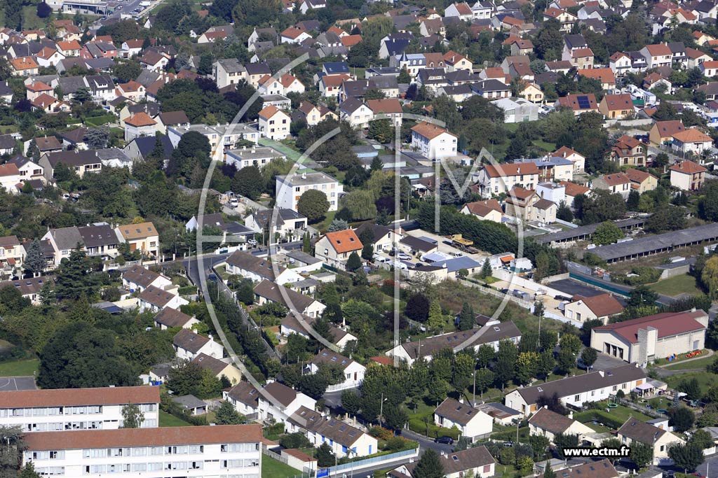 Photo arienne de Villeneuve-Saint-Georges (le Haut de Villeneuve)