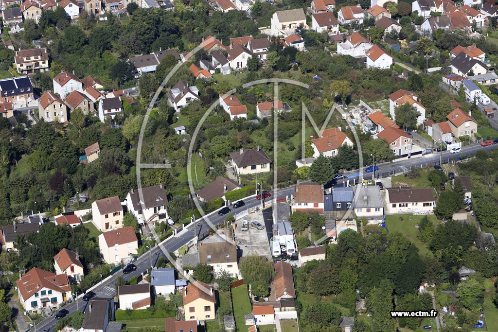 Photo arienne de Villeneuve-Saint-Georges (le Haut de Villeneuve)
