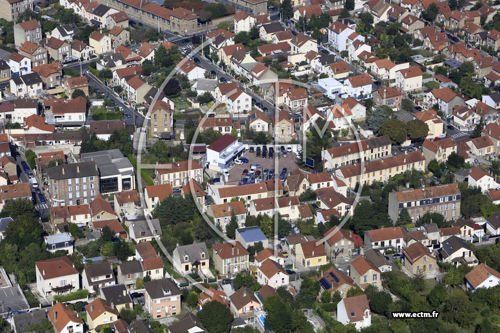 Photo arienne de Villeneuve-Saint-Georges (le Plateau)