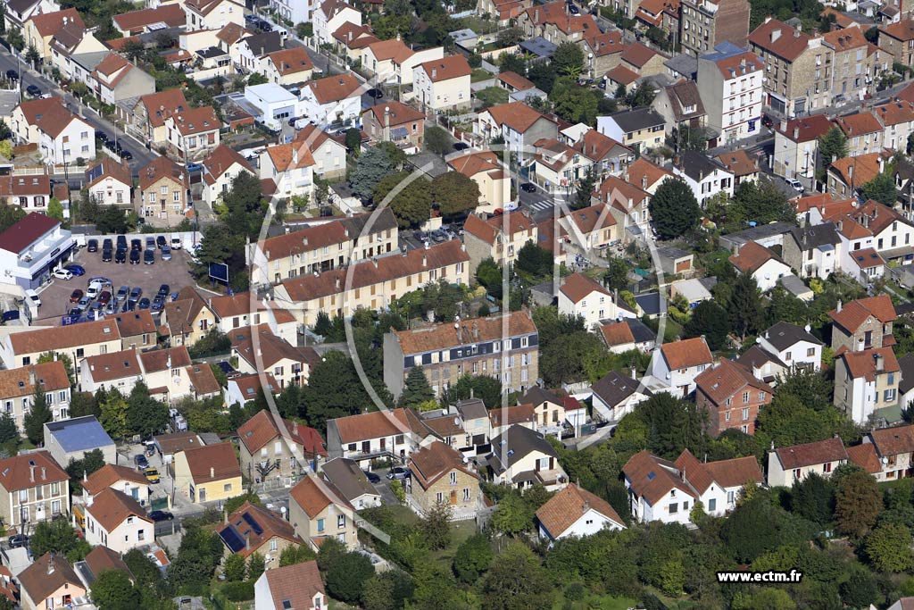Photo arienne de Villeneuve-Saint-Georges (le Plateau)