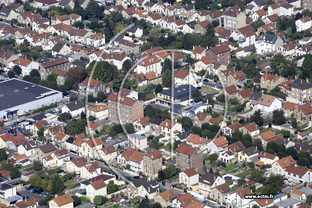 Photo arienne de Villeneuve-Saint-Georges (le Plateau)