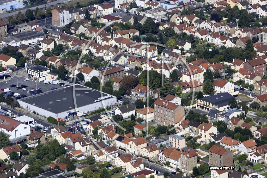 Photo arienne de Villeneuve-Saint-Georges (le Plateau)