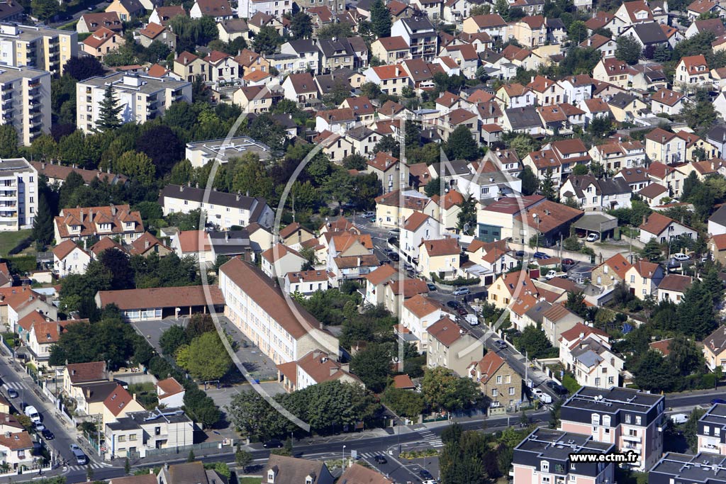 Photo arienne de Villeneuve-Saint-Georges (le Plateau)