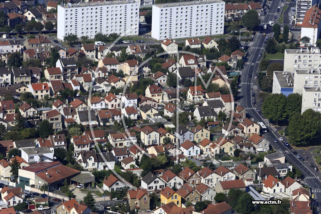 Photo arienne de Villeneuve-Saint-Georges (le Plateau)