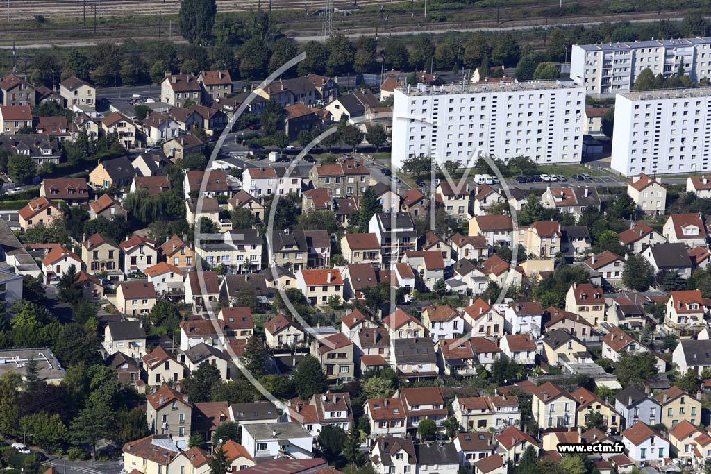 Photo arienne de Villeneuve-Saint-Georges (le Plateau)