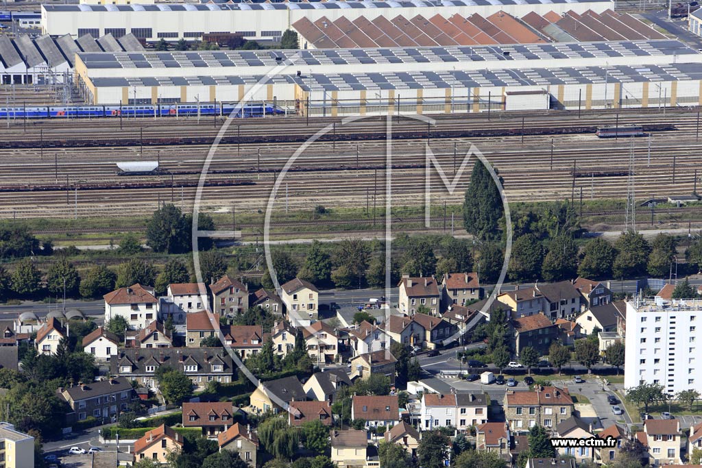 Photo arienne de Villeneuve-Saint-Georges (le Plateau)