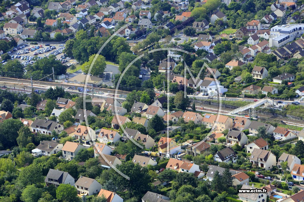 Photo arienne de Yerres (les Godeaux)