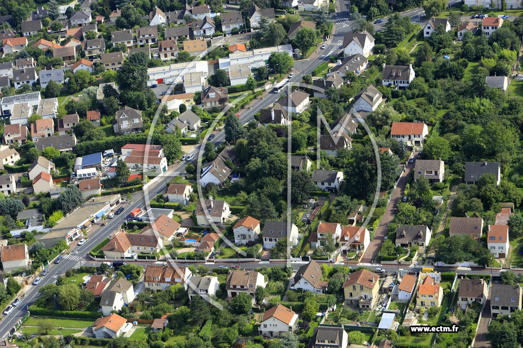 Photo arienne de Yerres (les Godeaux)