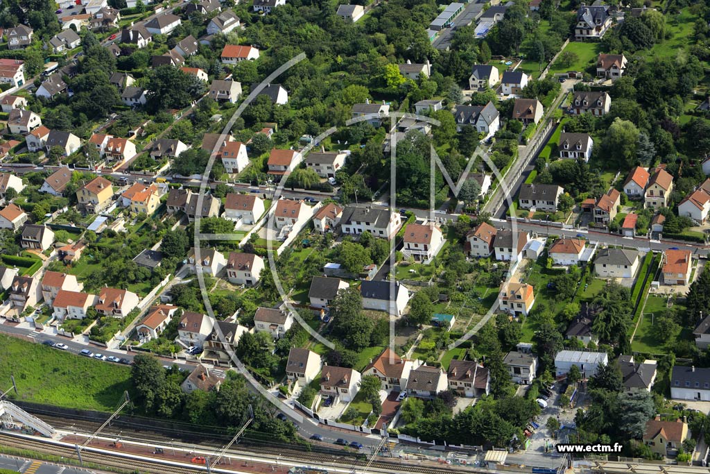 Photo arienne de Yerres (les Godeaux)