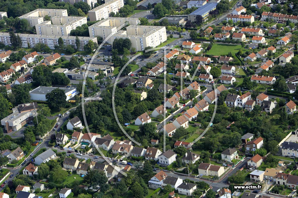 Photo arienne de Yerres (les Godeaux)