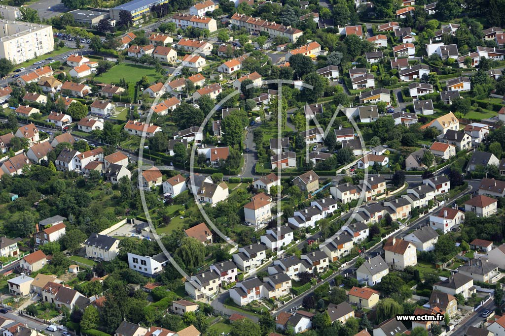 Photo arienne de Yerres (les Godeaux)