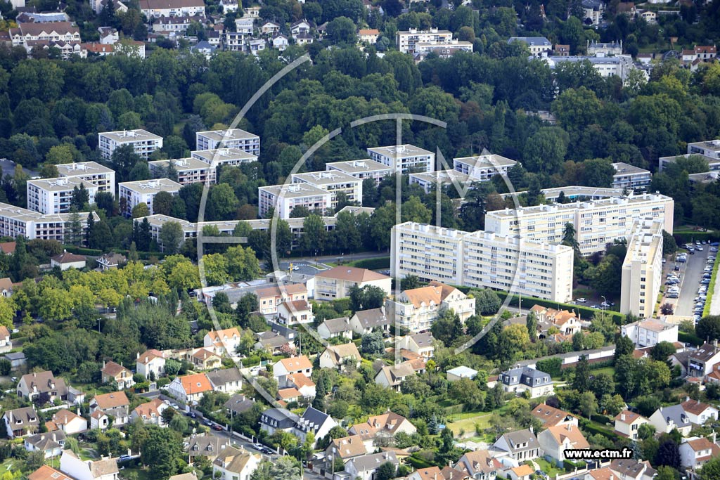 Photo arienne de Yerres (les Tournelles - Concy)