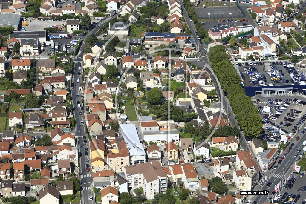 Photo arienne de Argenteuil
