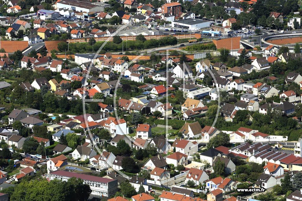 Photo arienne de Argenteuil (Nord-Est)