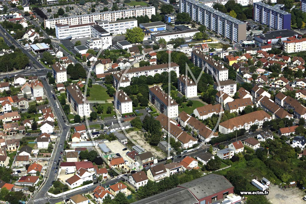 Photo arienne de Argenteuil (Nord-Est)