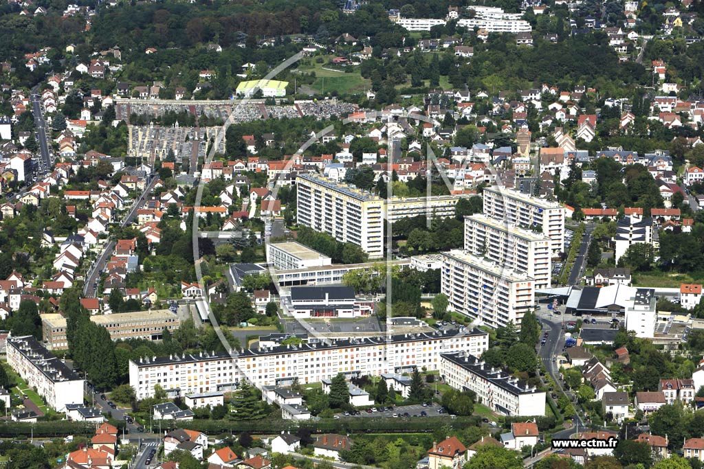 Photo arienne de Deuil-la-Barre