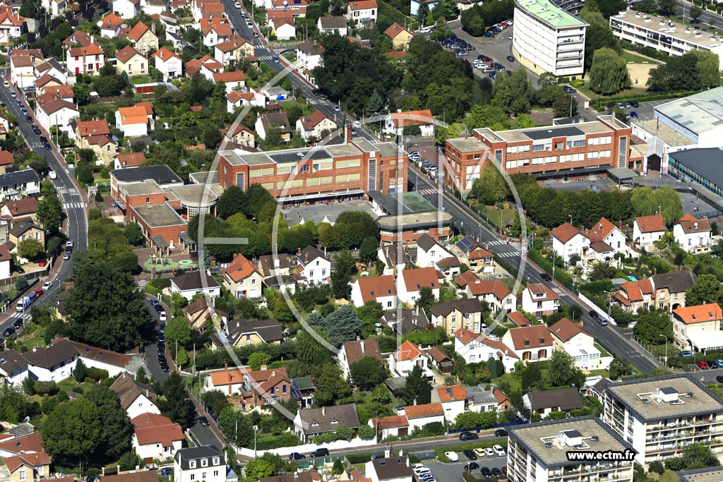 Photo arienne de Eaubonne