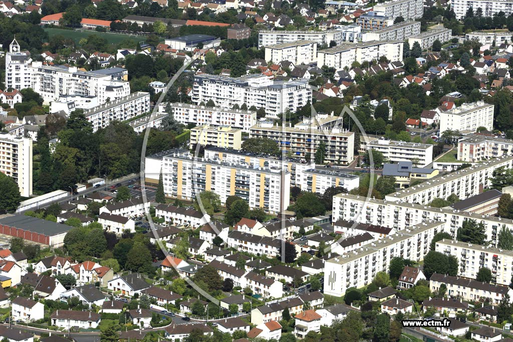 Photo arienne de Eaubonne (les Franchises)