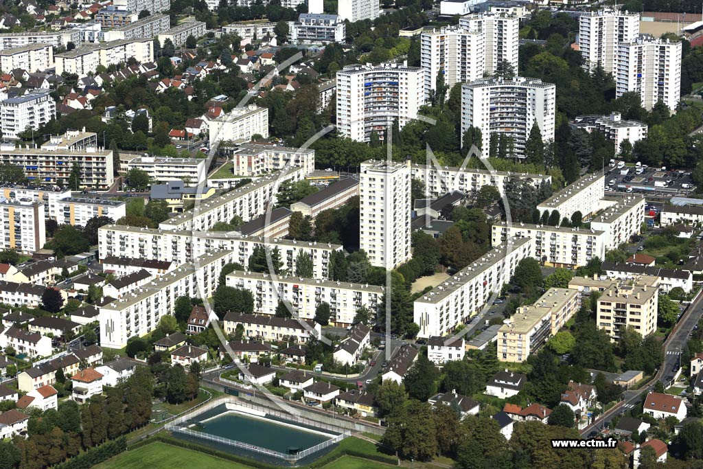 Photo arienne de Eaubonne (les Franchises)