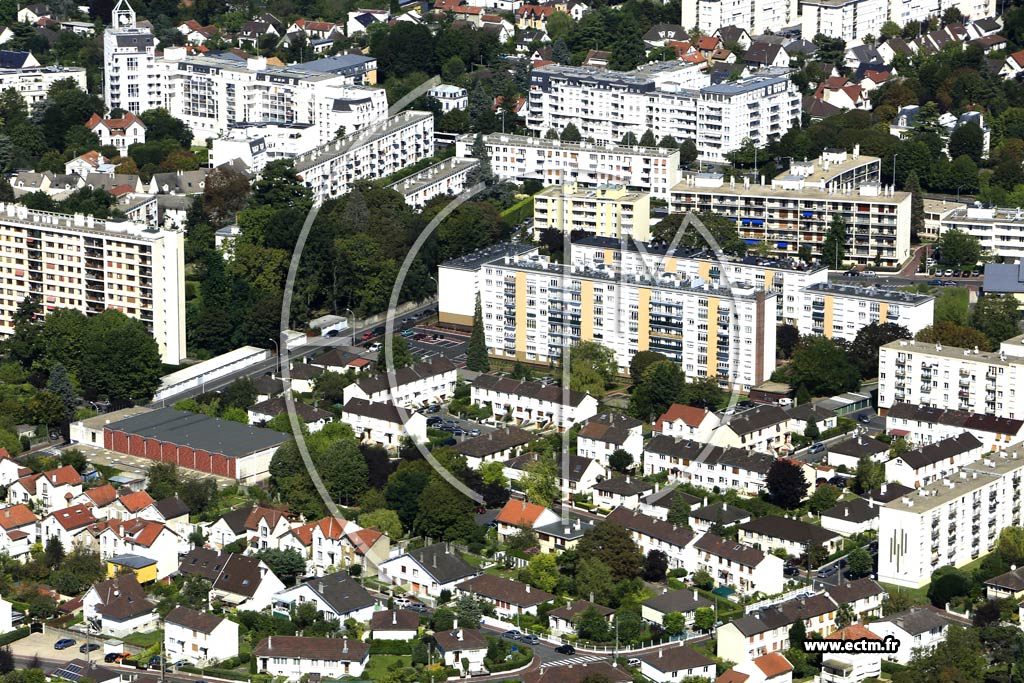 Photo arienne de Eaubonne (les Franchises)