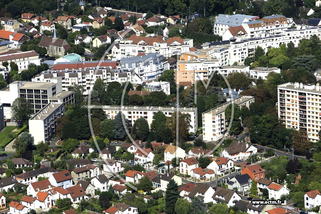 Photo arienne de Eaubonne (les Franchises)